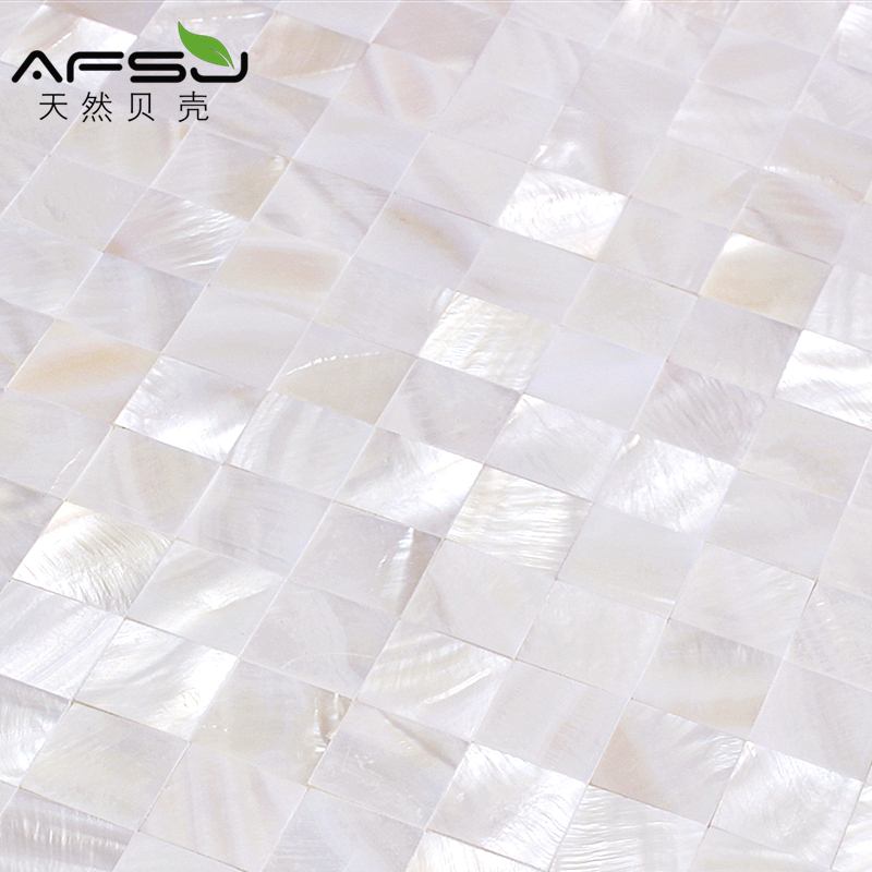 afsj shells white mosaic magnetic brick seamless close spell bathroom living room gentry background wall backglue self-adhesive self-sticking