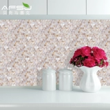 Afsj натуральная круглая раковина мозаичная масло цветочная мозаика простая современная входная стенка для ванной комнаты