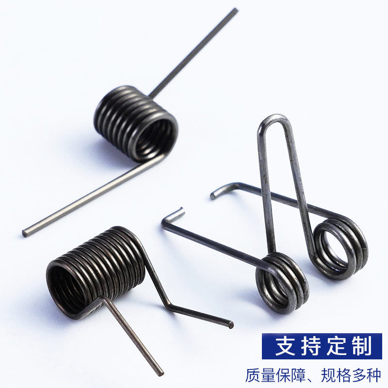 扭簧夹子小弹簧定做旋转90度180度左右单扭黄扭力弹璜双扭v型现货