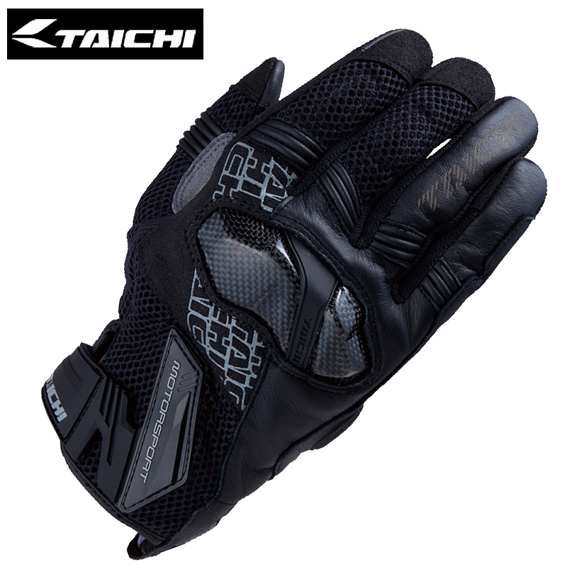 RSTAICHI Japan imported motorcycle carbon fiber riding gloves motorcycle anti-fall touch screen mesh breathable winter