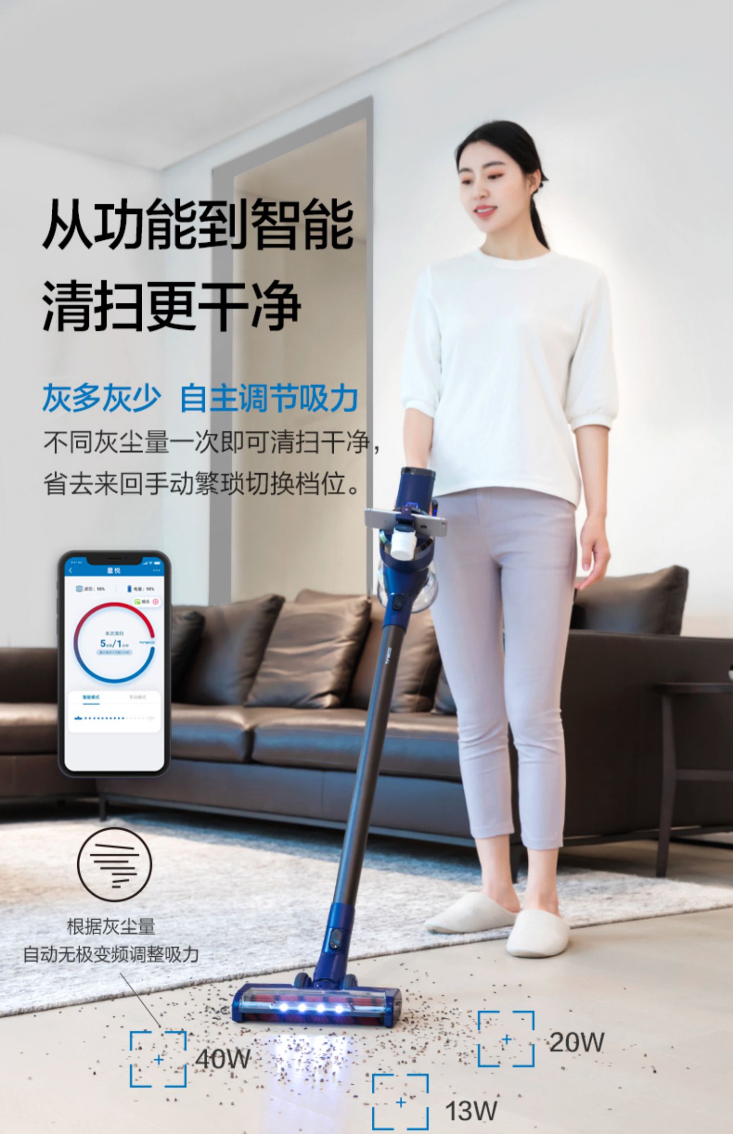 TINECO Tim không dây máy hút bụi thông minh P1 cầm tay bụi hạt kê lông chó Cobos - Máy hút bụi xiaomi deerma cm1300