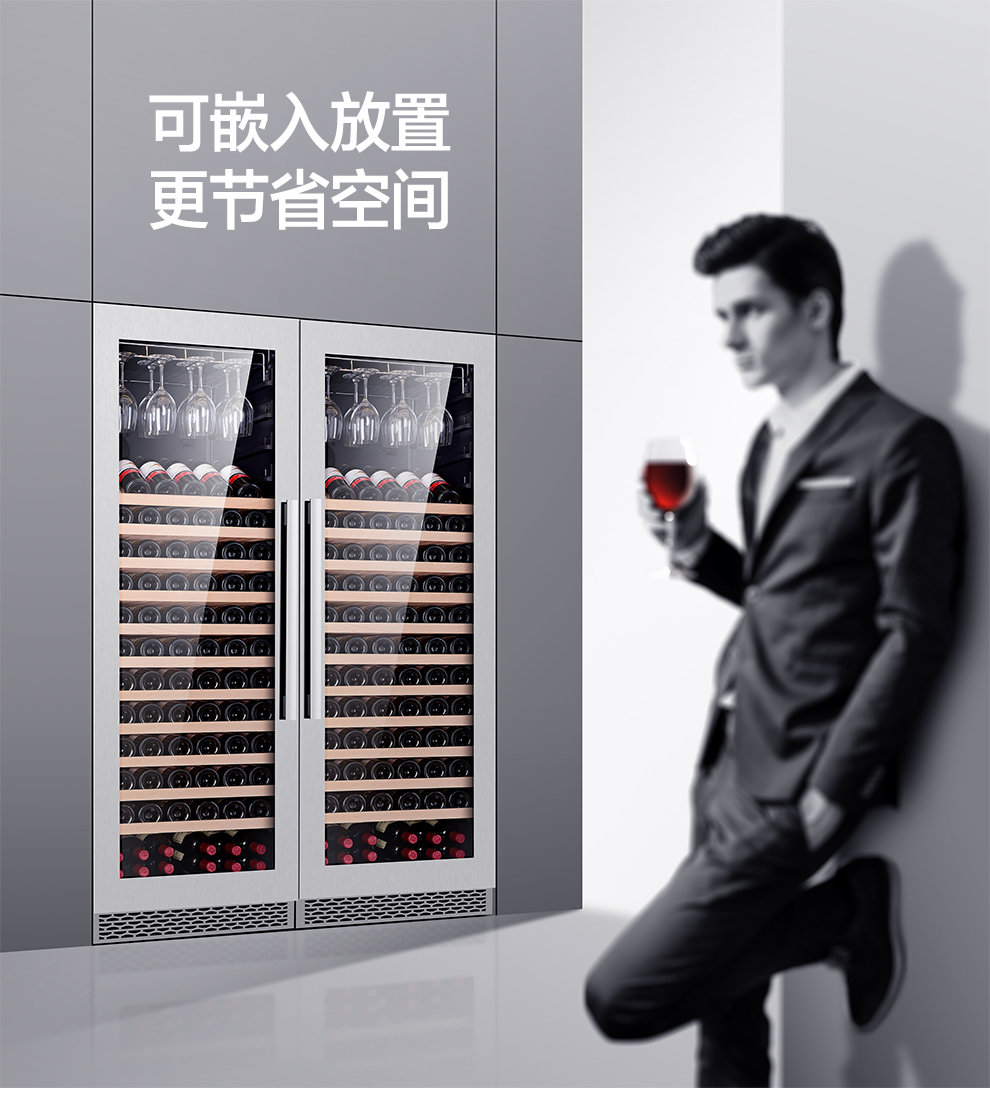 tủ ướp rượu vang feren PULADI Prati / rượu làm mát nhiệt độ và độ ẩm không đổi nhúng rượu xì gà thanh đá tủ lạnh nhà - Tủ rượu vang tủ rượu góc tường đẹp
