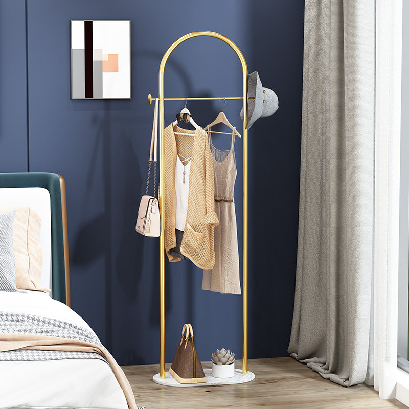 Nordic hanger Floor-to-ceiling bedroom simple household creative small simple light luxury clothes rack ins coat rack