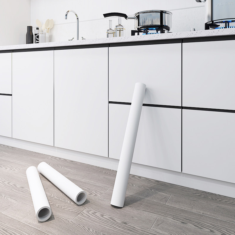 Cabinet sticker refurbished kitchen cabinet door panel wardrobe furniture color change paint film waterproof and oil-proof self-adhesive wall stickers