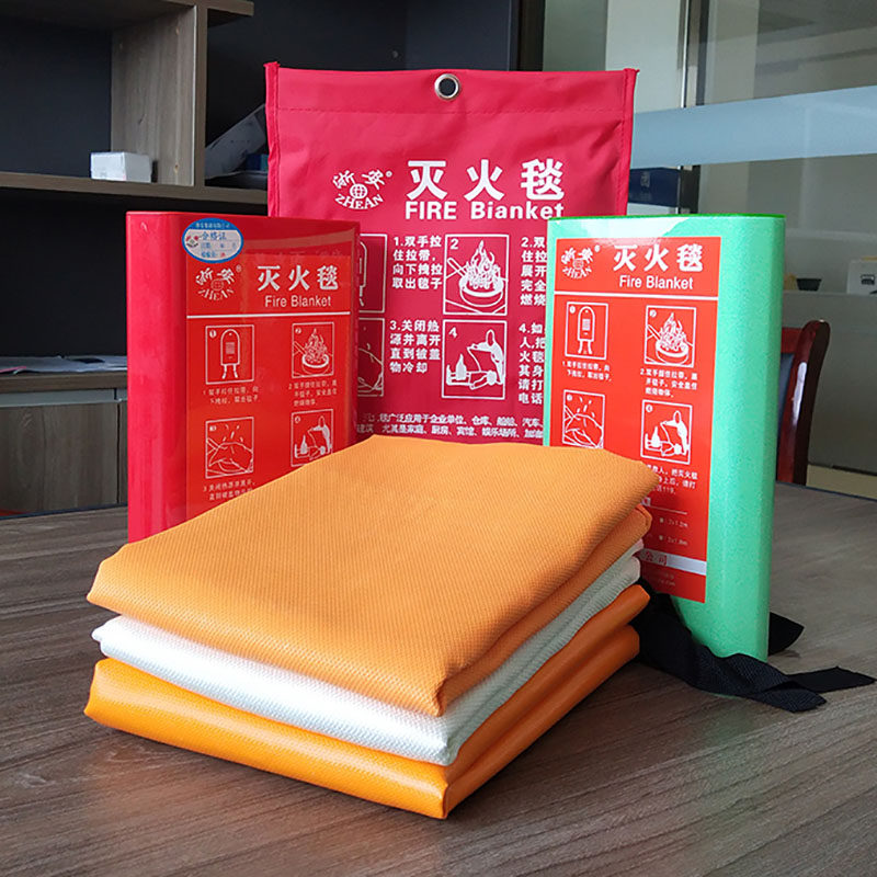 Zhejiang An fire blanket home standard fire certification glass fiber silicone fire blanket kitchen fire extinguishing commercial escape