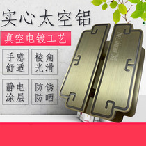  Glass door handle Bronze black sliding door handle Chinese antique door handle KTV commercial handrail handle