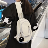 Японская небольшая сумка, нагрудная сумка для отдыха, сумка на одно плечо, универсальная брендовая сумка через плечо, коллекция 2021, в корейском стиле