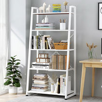 Bookshelf floor-standing living room shelf simple wind bedroom iron storage rack storage household multi-layer iron shelf