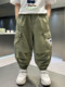Boys' Summer Thin Pants 2025 New Children's Cargo Pants Spring and Autumn Mosquito-Proof Pants Toddler Casual Pants Trendy