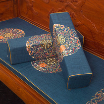 Chinese style sofa cushion mahogany pillow Chinese style neo-classical backrest solid wood waist pillow armrest pillow pillow square pillow