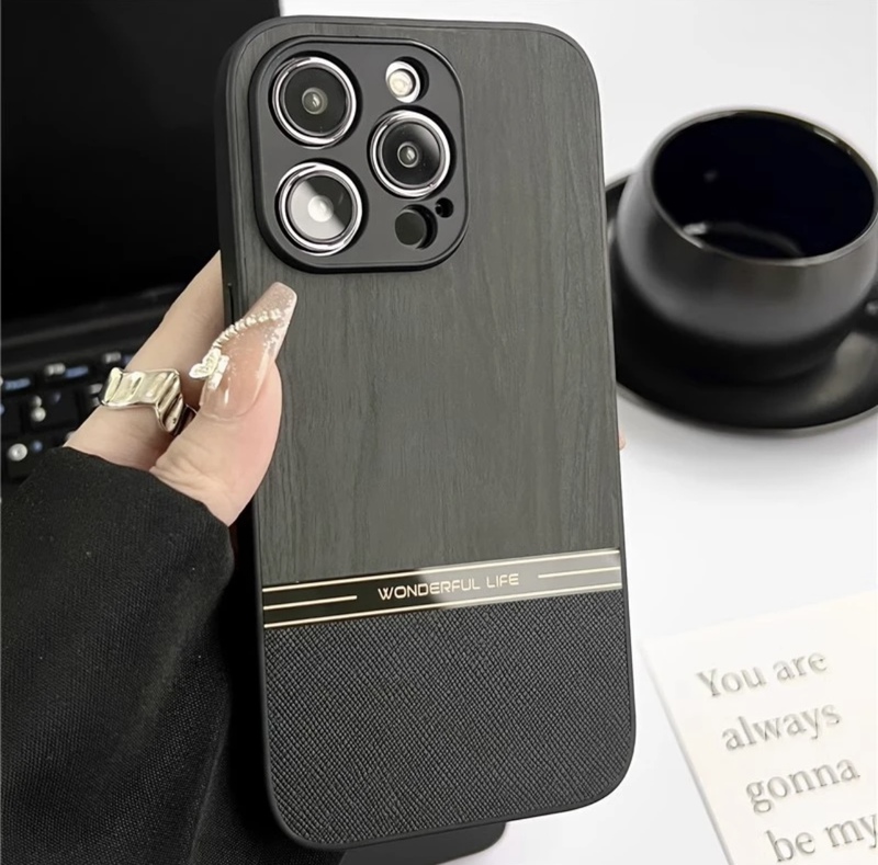 Suitable for Apple 17 Pro Max Phone Case, iPhone 16 Pro Wood Grain Plain Leather High-End Feel, 15 Plus Full Coverage, 13 Matte, 12 Anti-Drop, 11 Color-Blocking, XS Max Anti-Fingerprint, 14 Trendy for Men and Women Suitable for Apple 17 Pro Max Phone Case, iPhone 16 Pro Wood Grain Plain Leather High-End Feel, 15 Plus Full Coverage, 13 Matte, 12 Anti-Drop, 11 Color-Blocking, XS Max Anti-Fingerprint, 14 Trendy for Men and Women