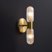 Nordic simple postmodern all copper wall lamp