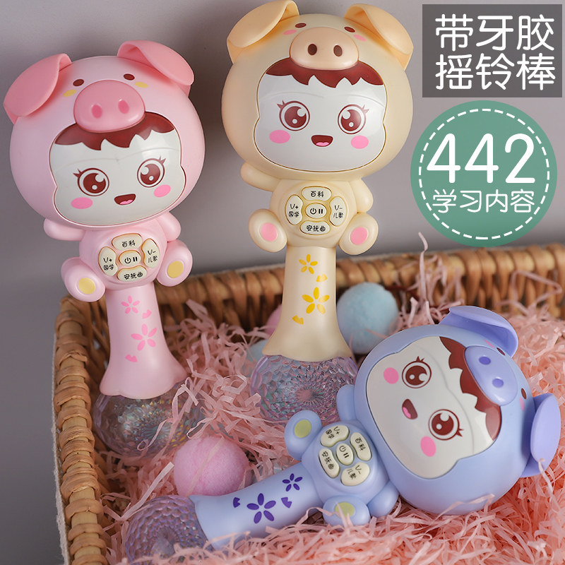 Hands rattle baby Toys 3-6-12 months 8 Puzzle Young Girl 5 Early teaches newborn toddler baby 0-1 years 2