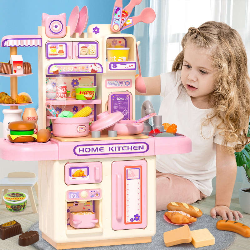 2026年女孩迷你小厨房套装宝宝真煮做饭厨具益智3岁生日礼物6男孩