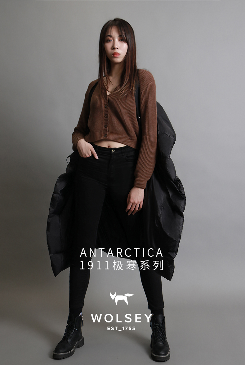 反季清仓白菜 英国 Wolsey 1911极寒系列 女式长款大廓形羽绒服 双重优惠折后¥199包邮