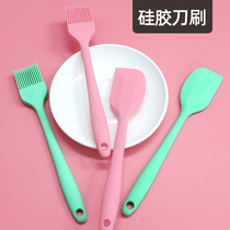 Baking integrated silicone spatula cake cream spatula high temperature resistant nougat snowflake crisp mixing tool set