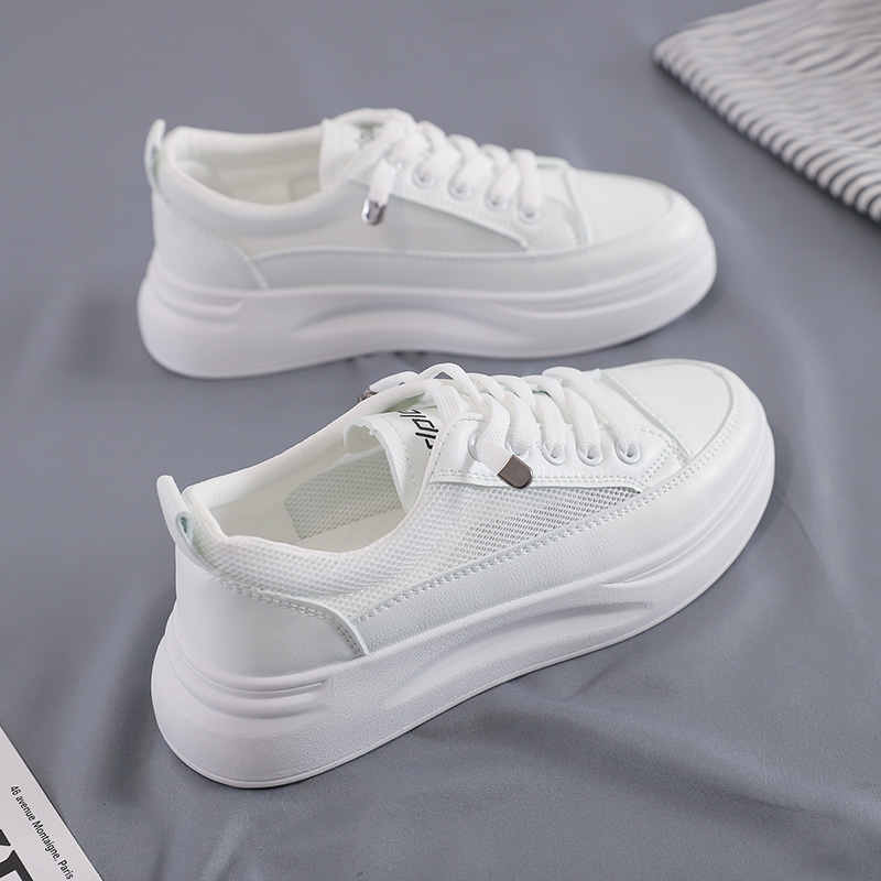 Small white shoes women's spring and summer net red sneakers Korean version all-match explosion models 2022 new dad sports white shoes trendy shoes