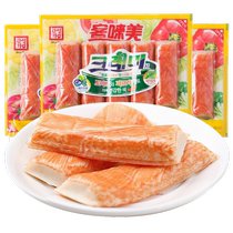Korean crab sticks Keshimei imported crab flavor sticks ready-to-eat crab meat shredded crab sticks crab legs crab meat flavor sticks 90g bag