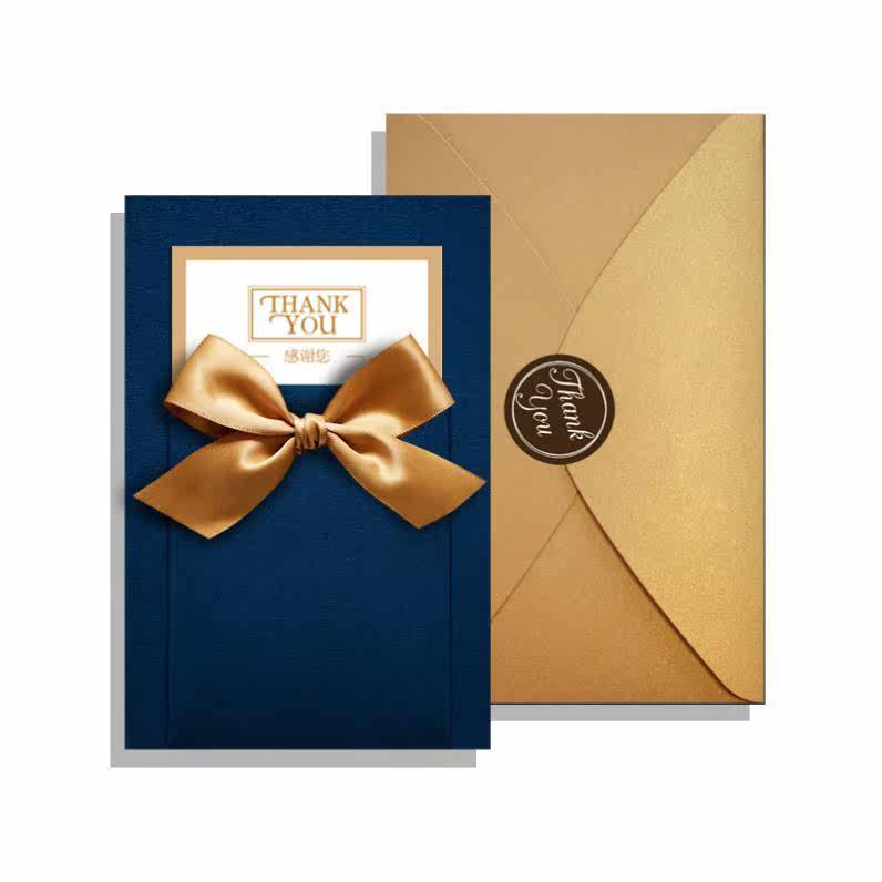 Greeting card high-quality customized version of the March 8th customer business invitation exquisite birthday card thanksgiving blessing European style