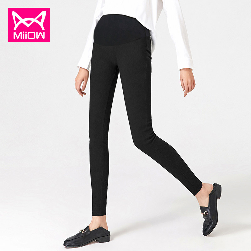 Cat person pregnant woman pants pants in pregnant woman inner lap pants spring autumn outside wearing long pants plus suede plus thick size outside wearing fashion autumn clothes