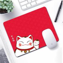 Ordinary pink female school cartoon work mouse pad custom logo male student non-slip girl fresh and funny