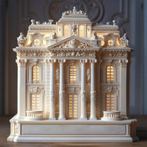 Versailles Palace Aromatherapy Diffusing Stone Lamp Creative Night Light Bedroom High-End Atmosphere Home Decoration Ornament Birthday Gift