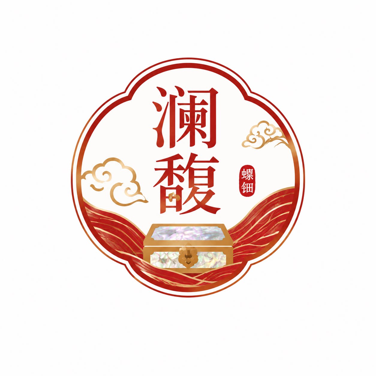 澜馥非遗螺钿漆器馆的LOGO