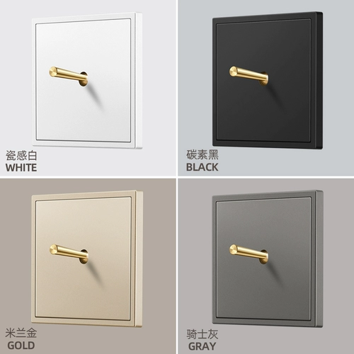 Переключатель, ретро латунная световая панель для отеля