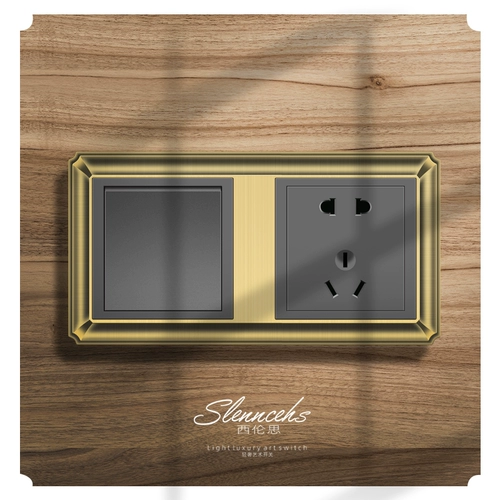 Ретро бронзовый переключатель, световая панель, настенная вилла для отеля