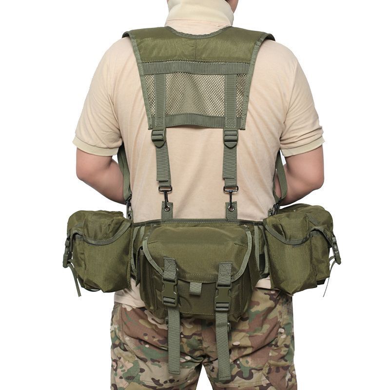 New Russian Camouflage M-1 Hanging Waist Seal Combination Russian Emr Little Green Man Chest Hanging Tactical Vest Combination
