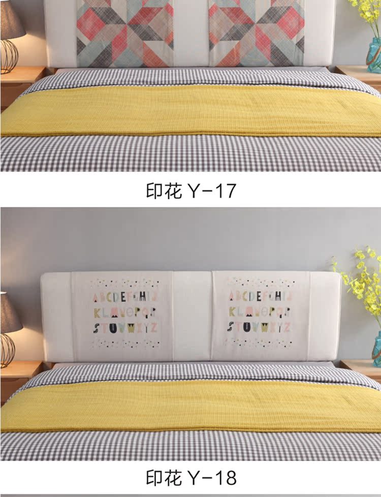 漾 Tùy chỉnh đầu giường Bắc Âu Gói mềm Giường đôi bằng gỗ Gối Tatami Đệm tựa lưng Vải có thể giặt được - Trở lại đệm / Bolsters gối ôm sofa