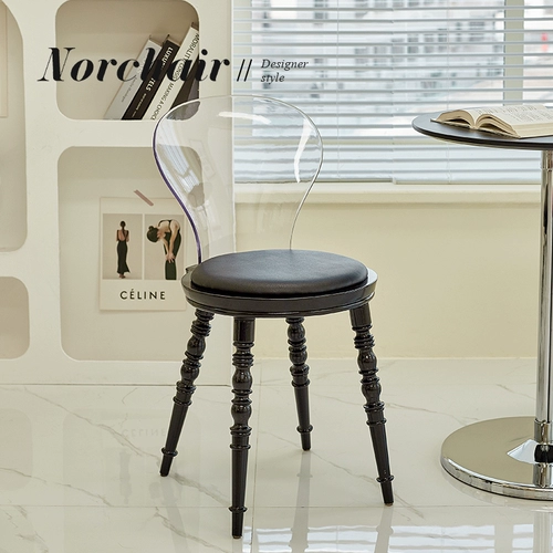 Norchair акриловый свет роскошный обеденный стул Небольшой квартира Дизайнер Стул Стул Стул для макияжа