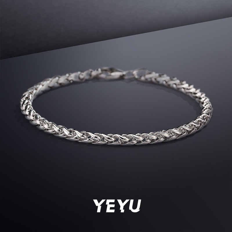 Pure Silver Dragon Bone Bracelet with a High-End Feel for Men, Simple and Elegant, Unique Snake Bone Design, Stylish and Trendy, Hip-Hop Versatile