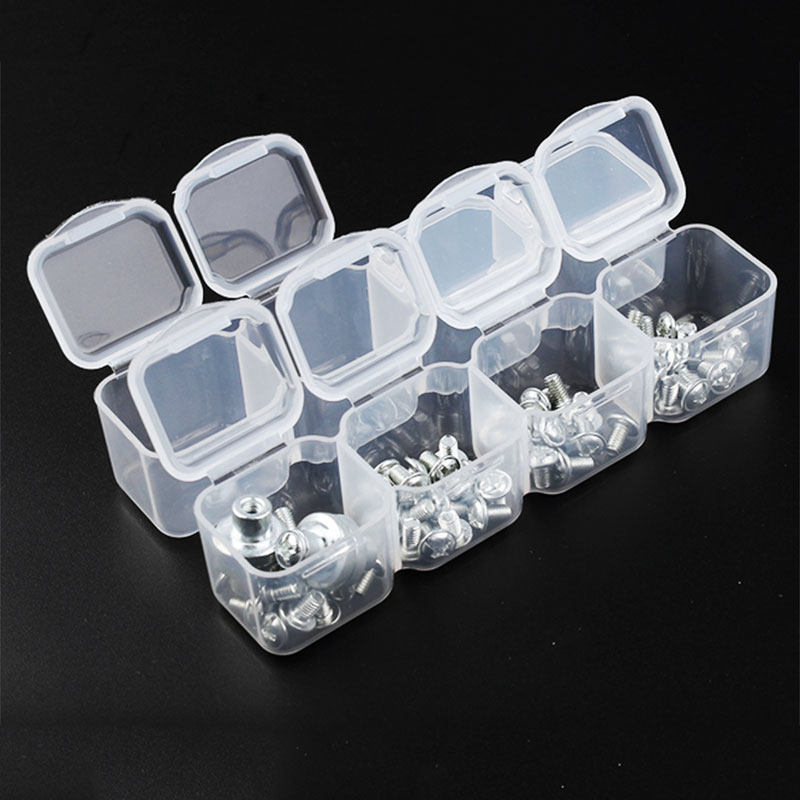 SMT patch component box Screw classification finishing box Storage box Mini clamshell parts box Chip box Sample box