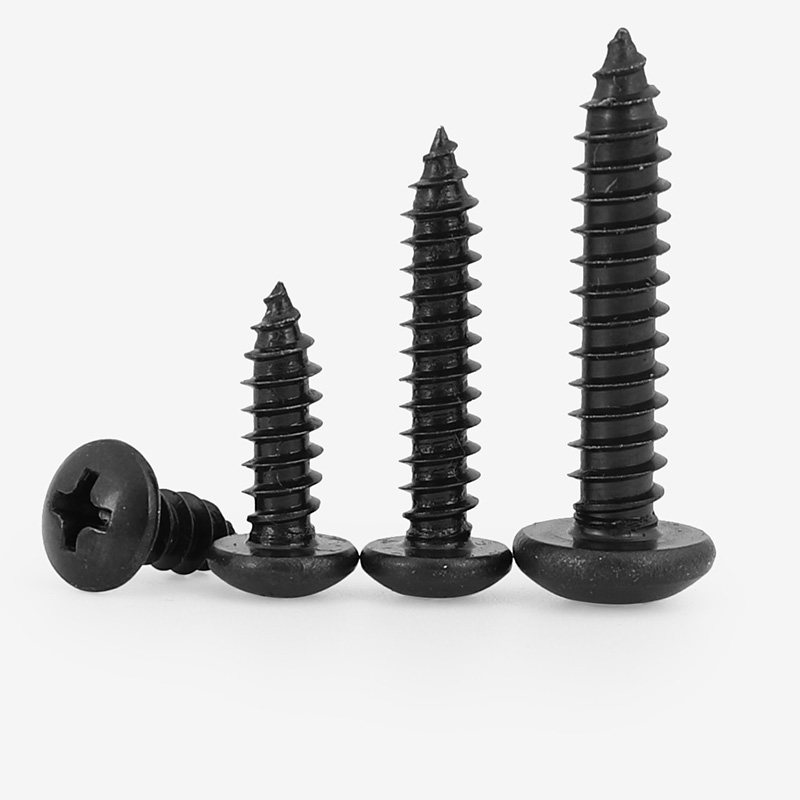 M2M2 M2M2 3M2 6M3M4M5M6 black 304 stainless steel disc head cross round head self tapping screw wood screws