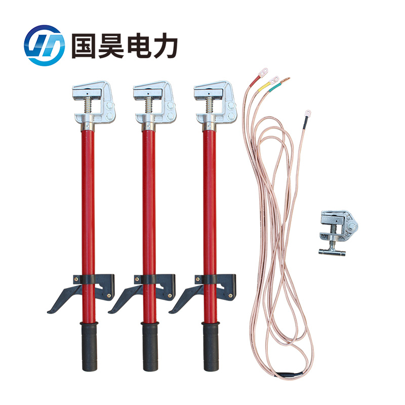 Guohao power hand-held 10kV high-voltage grounding wire 35kV portable short-circuit grounding rod soft copper wire 25 flat