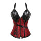 Retro Palace ຫນັງ corset ເຫຼັກກ້າກະດູກ corset ເອີຣົບແລະອາເມລິກາ nightclub bar sexy ການປະຕິບັດ vest