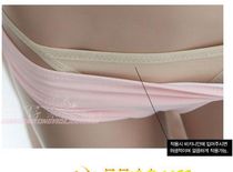 Ladies ------ swimsuit bikini leggings-thin belt triangle anti-permeable invisible security guard underwear