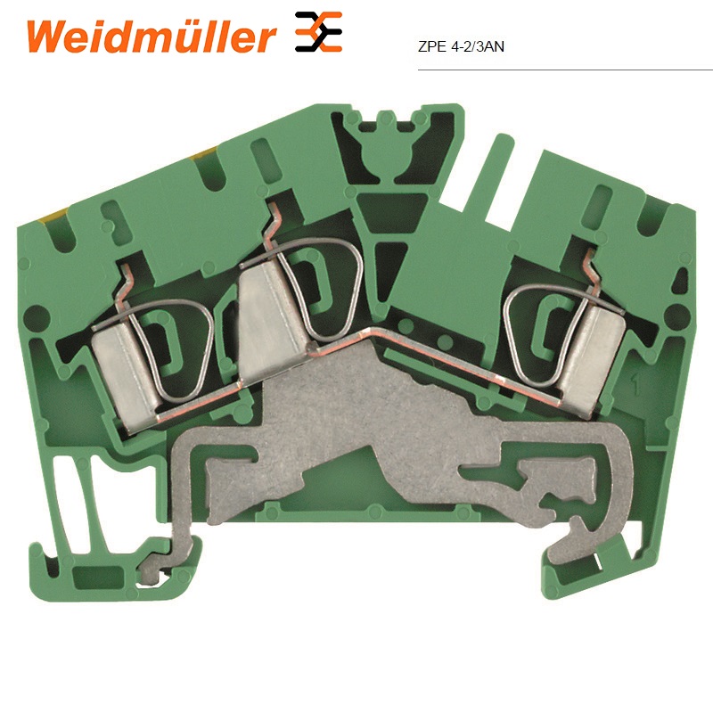ZPE 4-2 3AN Weidmüller with new original grounded wiring terminals 1770390000