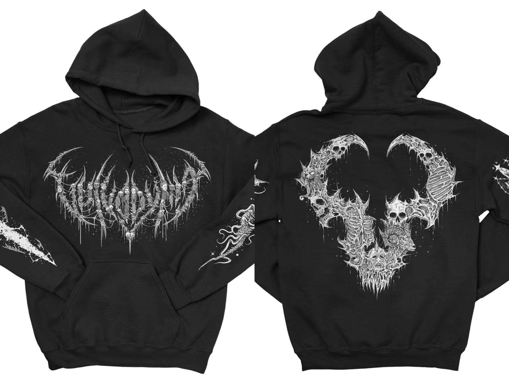 Exclusive Vulvodynia South Africa's brutal dead nuclear band Vulva Pain Official Hat Sweatshirt Grindart-Taobao