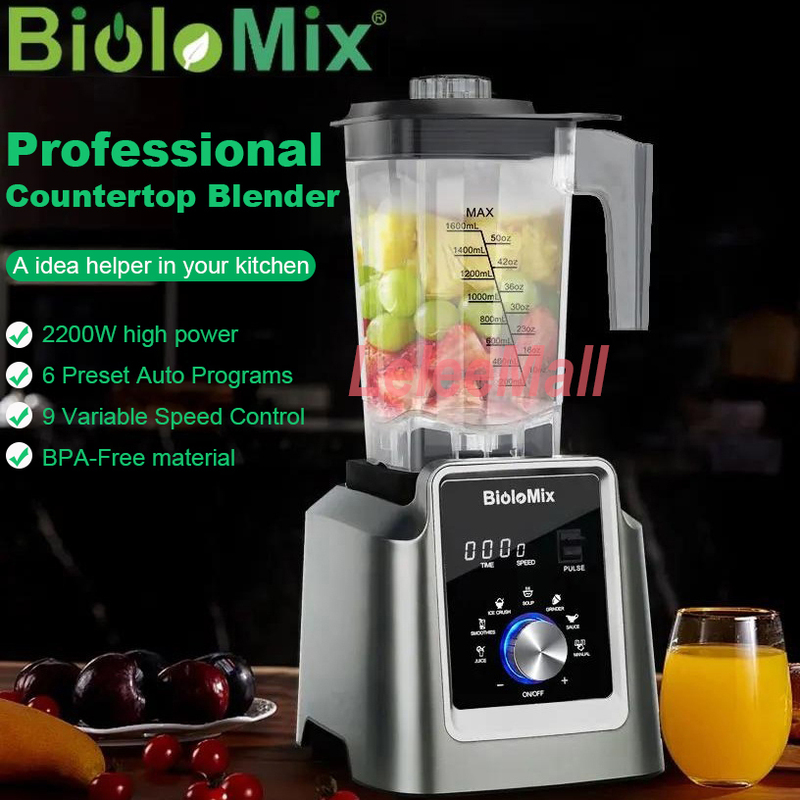 2L Professional Commercial Blender Mixer Ice Smoothies Fruit