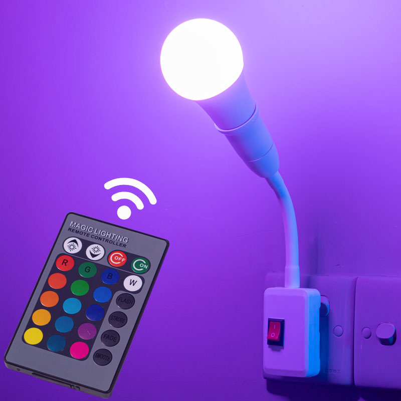 Atmosphere light shaking sound net red photography light filling light lighting self-timer bedroom atmosphere color color color change purple LED bulb