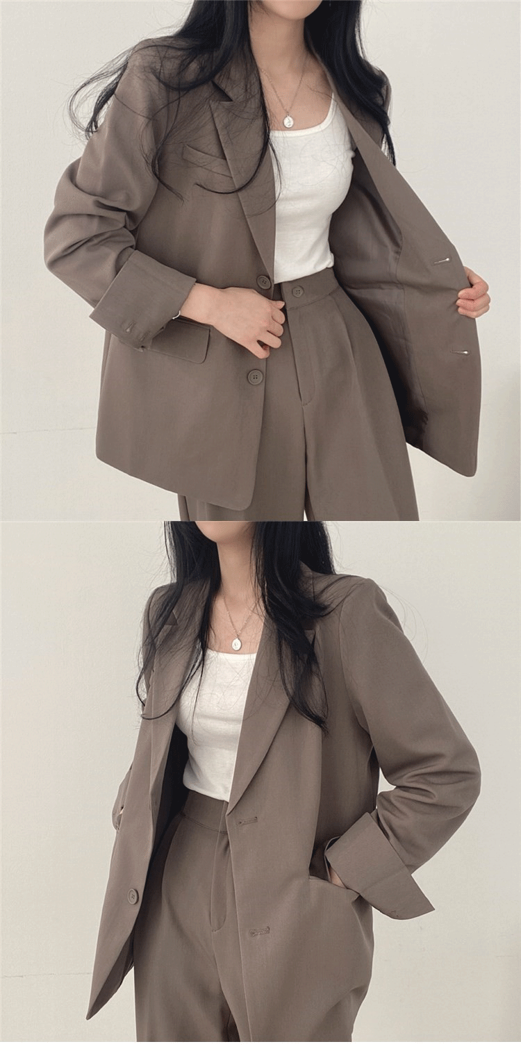 Трансграничная торговля, розовый пиджак классического кроя, осенний дизайнерский комплект, тренд сезона              