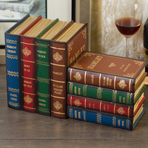 Retro fake book simulation book decoration book decoration creative proposition book Nordic style bookshelf ins decoration small objects
