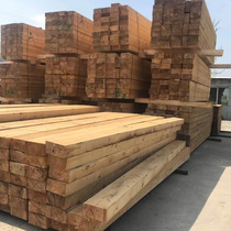 Wuhan oil-immersed anti-corrosion sleepers crane outriggers skids train tracks railway tracks larch bridge wood logs