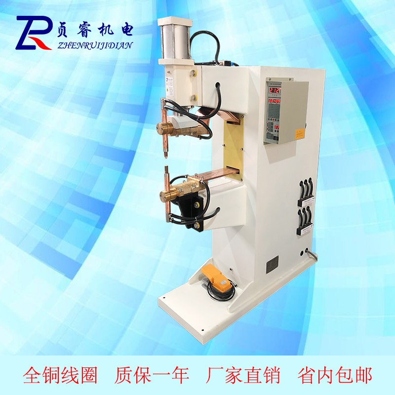 Shop hot sell angle iron screw cap hex nut car fastener desktop pneumatic spot welding machine bump welding DNT-80