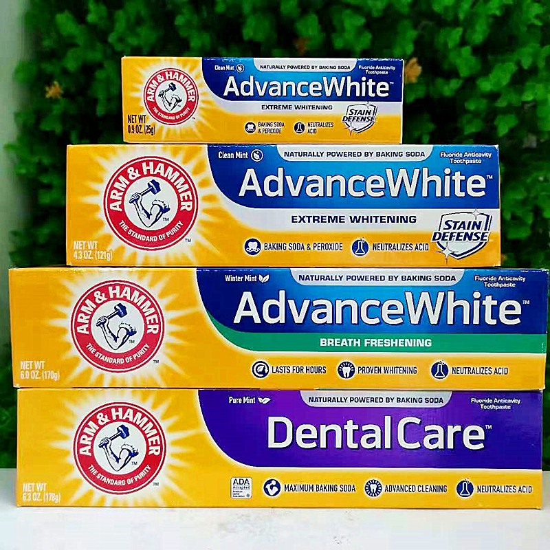 American Ai Wo Mei Wan White Bodybuilding Tooth Fresh Toothpaste ARMHAMMER AdanceWhiteToothpaste-Taobao