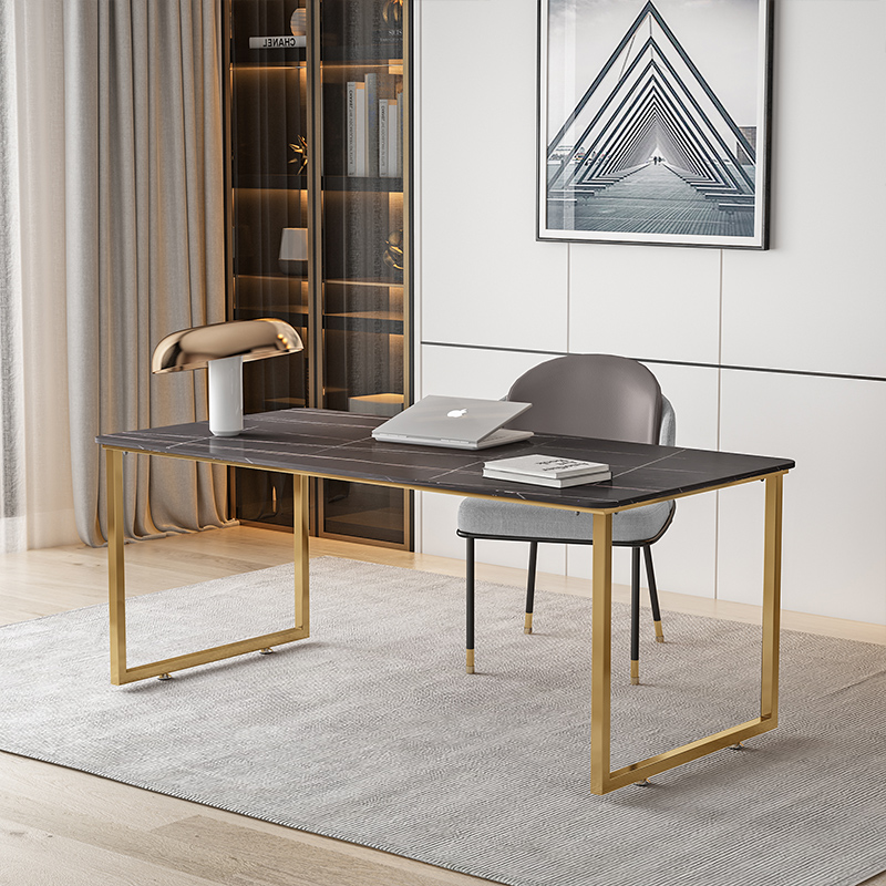 Nordic Rock Board Marble Desk Light Extravagant Modern Small Computer Desk Brief Desk Home Bedroom Desk