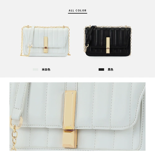 Сумка на одно плечо, цепь, демисезонная модная универсальная небольшая сумка, коллекция 2021