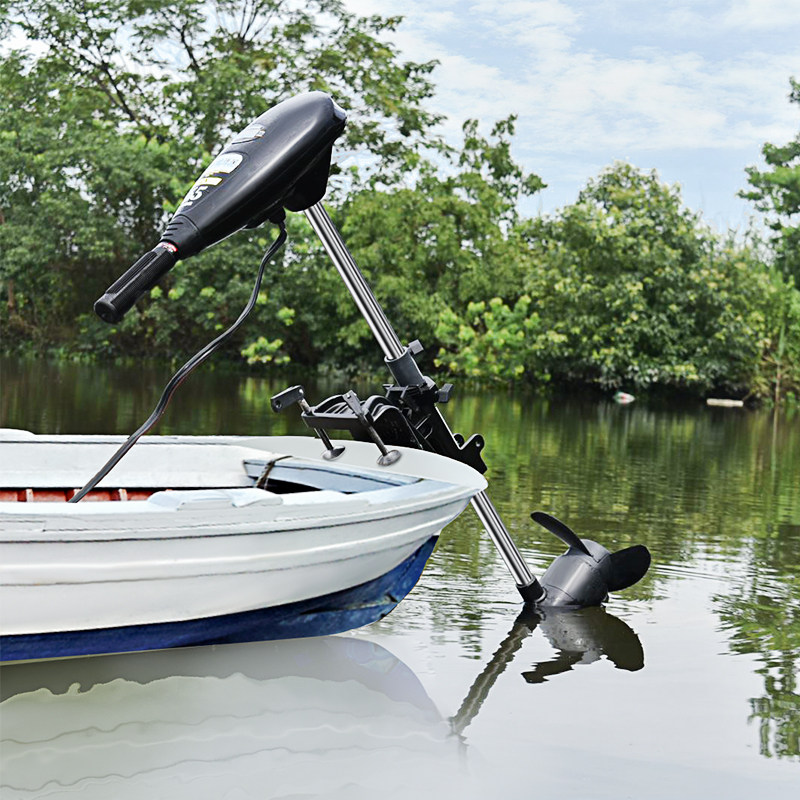 Hengjie Star 12V Electric propeller High power outboard motor Electric wall-mounted cold air boat Outer machine rubber dinghy motor propeller